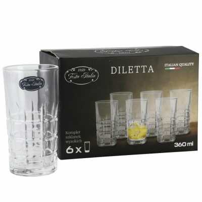 Sklenice sada 6 ks 360 ml Diletta Obrázek pro Sklenice sada 6 ks 360 ml Diletta