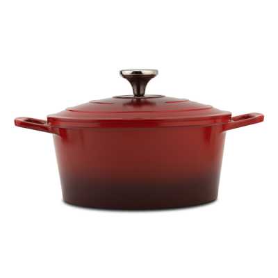 Litinový hrnec s poklicí a kamenným nepřilnavým povrchem Inferno 24 cm Obrázek pro Litinový hrnec s poklicí a kamenným nepřilnavým povrchem Inferno 24 cm